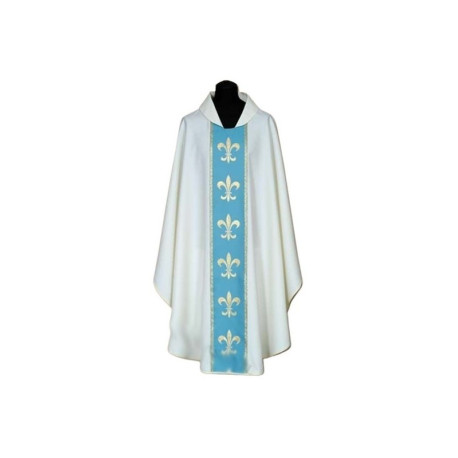 Chasuble mariale brodée (17A)