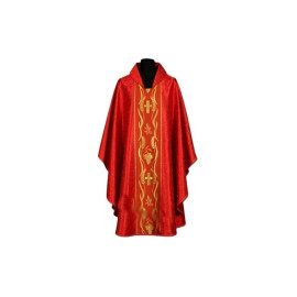 Chasuble en damas brodé (33A)