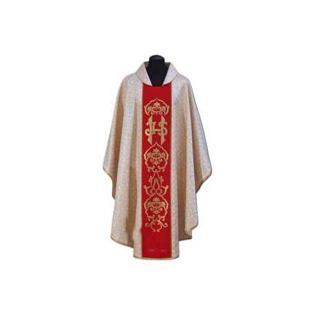 Chasuble brodée en or (39A)