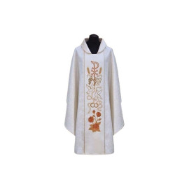 Chasuble de mariage - richement brodée (93A)