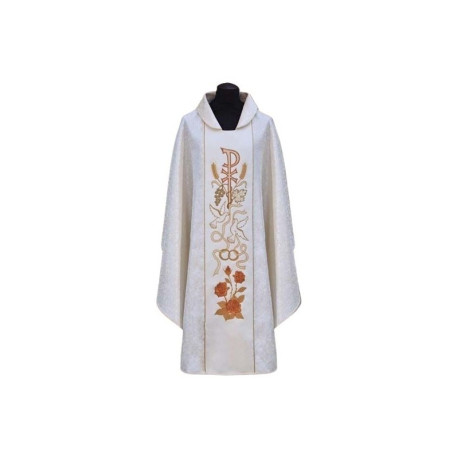 Chasuble de mariage - richement brodée (93A)