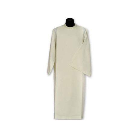 Priest alb wide elano-wool tabs